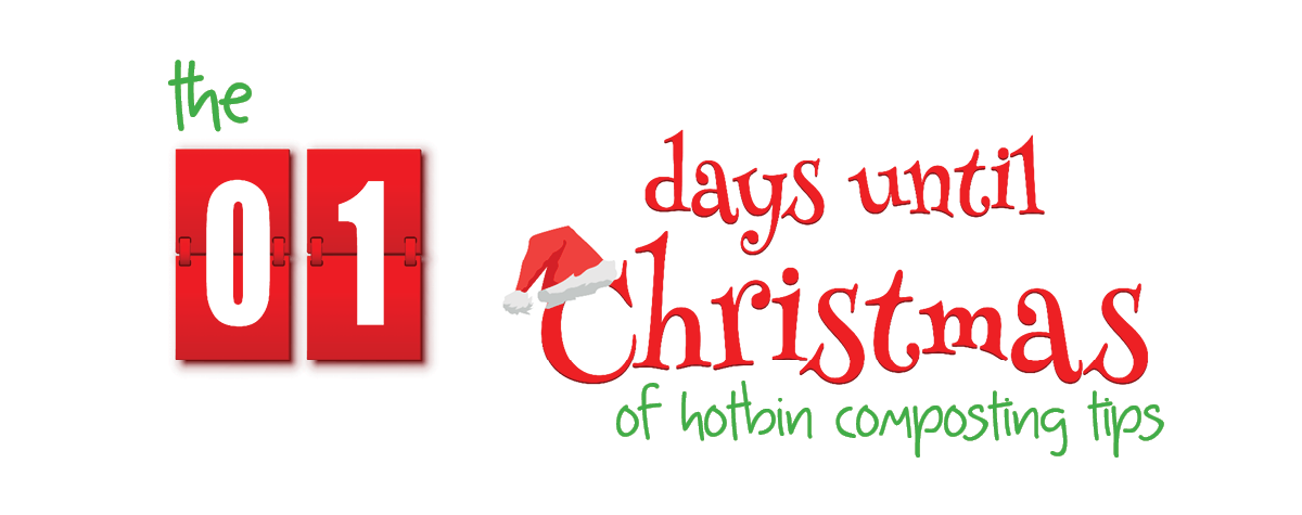 1 Day until Christmas Composting Tips