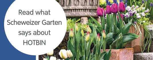 Schweizer Garten Magazine rates HOTBIN performance