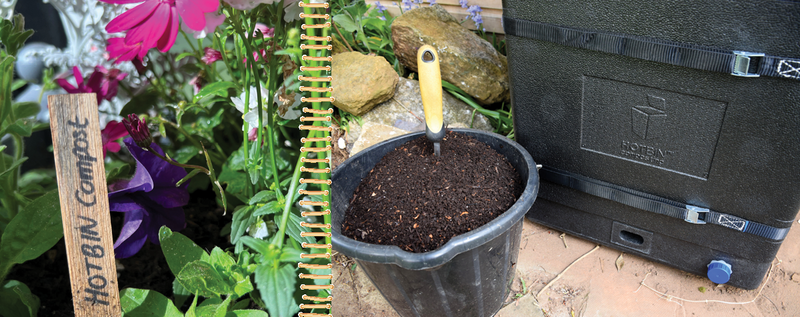 HOTBIN Keeps the Dirty Side of Composting, Out of Sight!